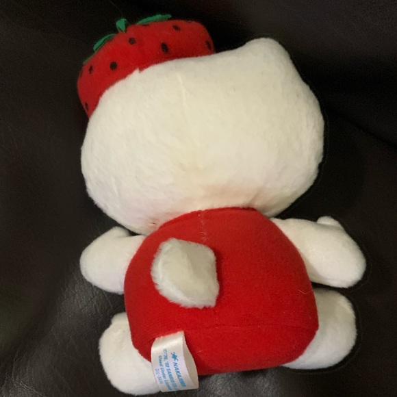 Hello Kitty Nakajima Strawberry 7” plush. - Picture 2 of 3